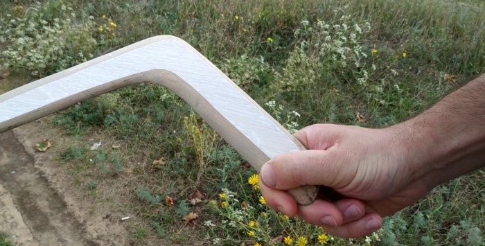 Boomerang from leftover laminate