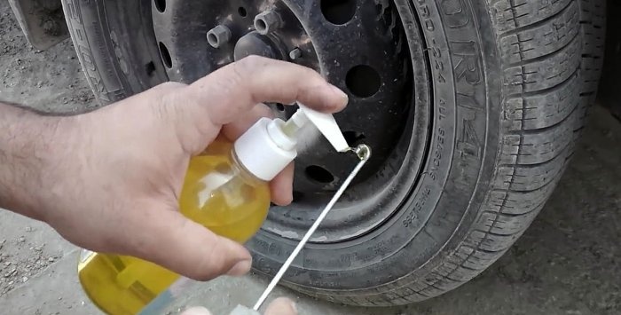 Replacing the valve in 20 seconds without removing the wheel