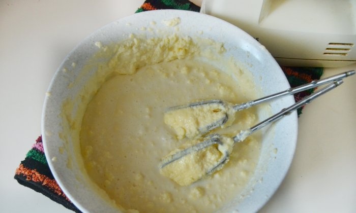 Butter from cream