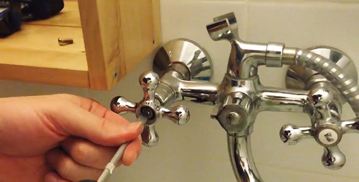 A dripping faucet, how to fix a water leak