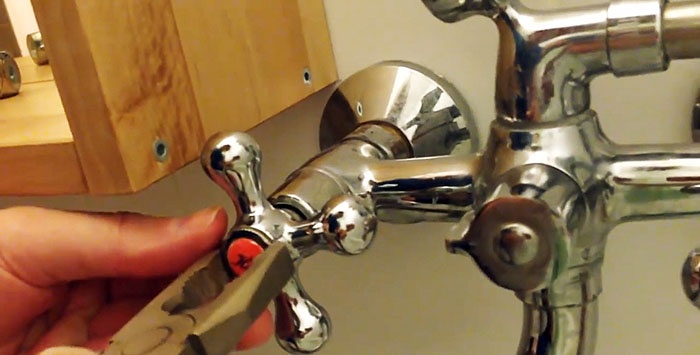 A dripping faucet, how to fix a water leak