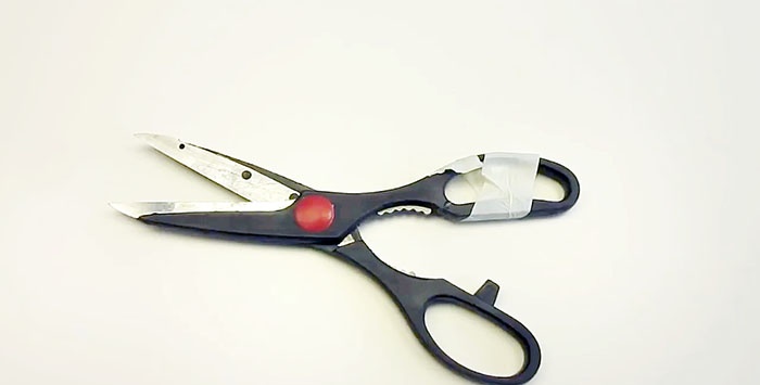 Repair of plastic scissor handle