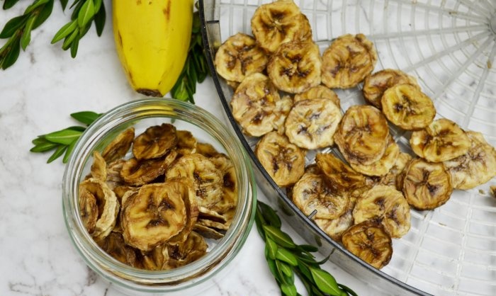 Dried bananas are a healthy treat