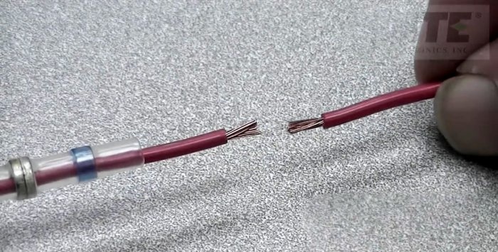 An innovative way to connect two wires