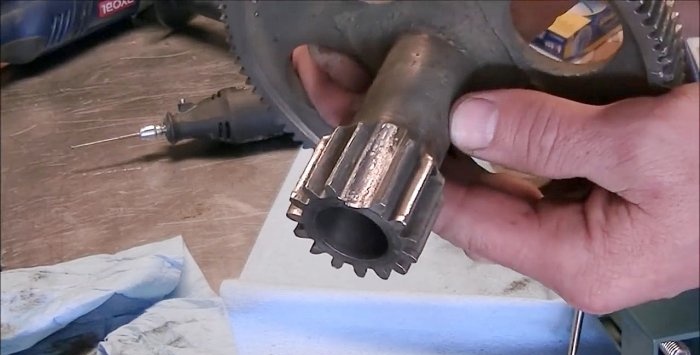 How to repair a broken gear tooth