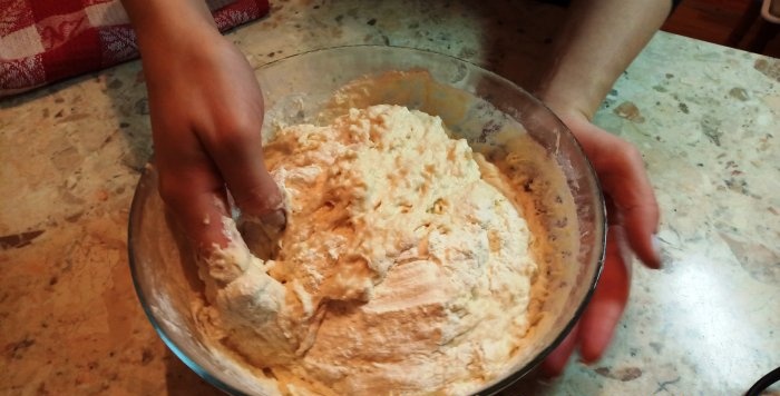 Uzbek flatbread in the oven Like from a tandoor