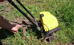 Electric cultivator – modification to working condition