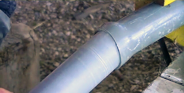 How to connect PVC pipes without a connector