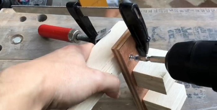 The simplest lathe from a drill