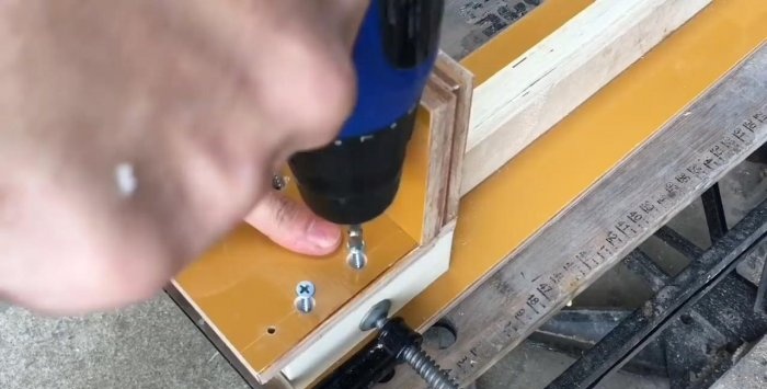 The simplest lathe from a drill