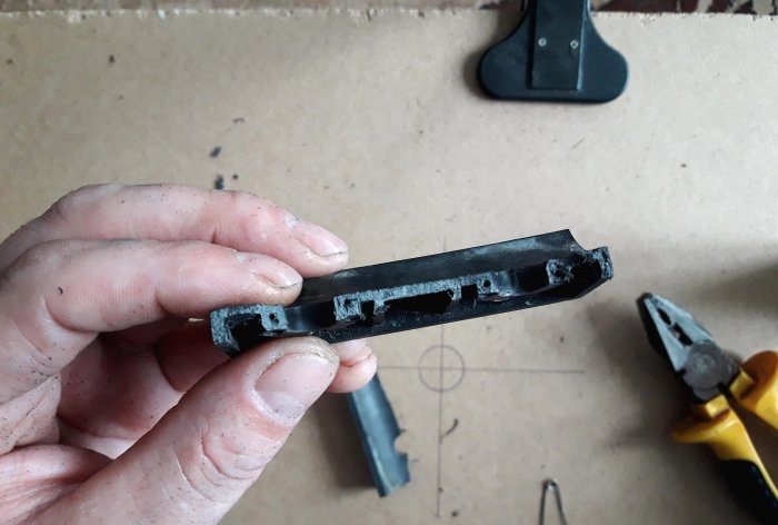 How to repair a broken plastic part