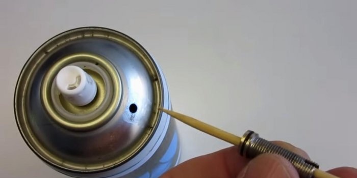 How to make a reusable aerosol from a regular one