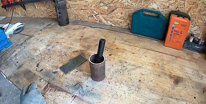 Homemade muffler for brush cutters