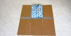 Board for quickly folding clothes