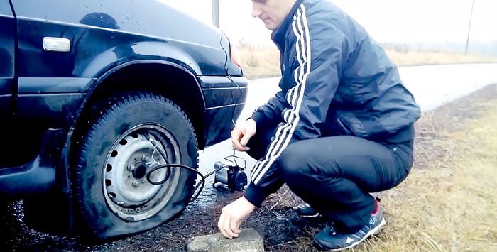 How to change a tire without a jack