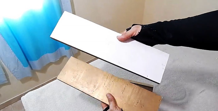 How to turn a round PVC pipe into a square one