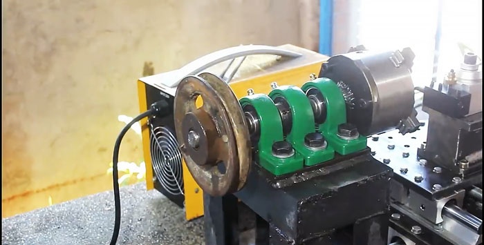 Working design of a homemade lathe