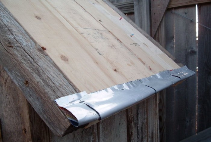 Aluminum can roofing