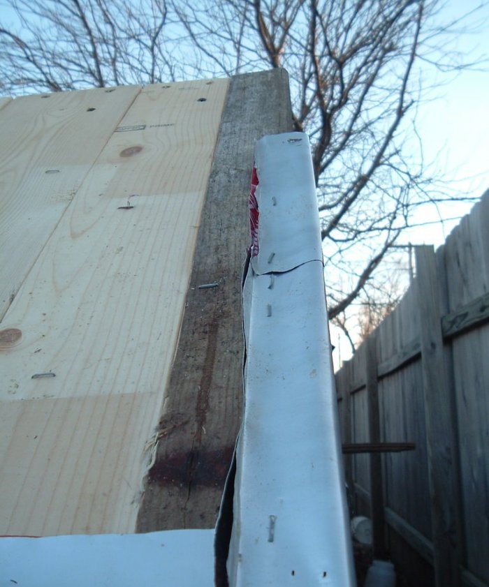 Aluminum can roofing