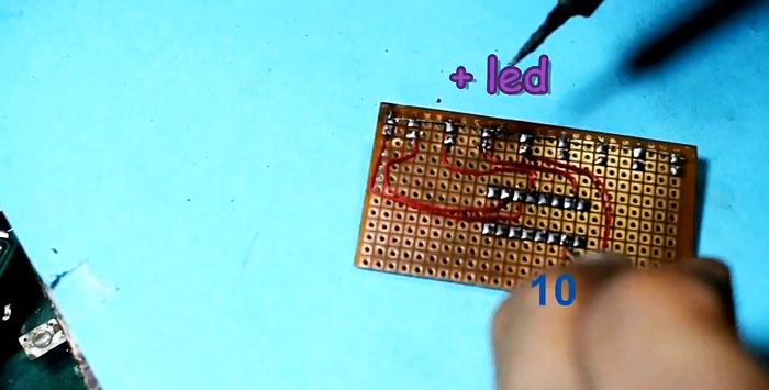 DIY running lights on one chip