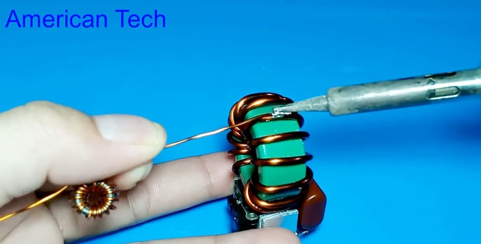 How to make a compact and powerful pulse soldering iron