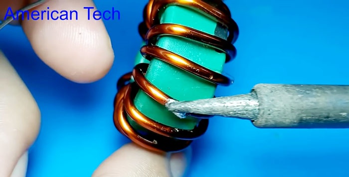 How to make a compact and powerful pulse soldering iron