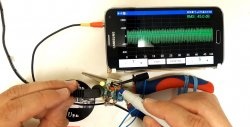 A simple homemade oscilloscope from a smartphone