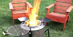 How to make a super grill from a used washing machine drum