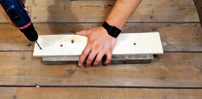 How to make a simple carpenter's vice for a workbench