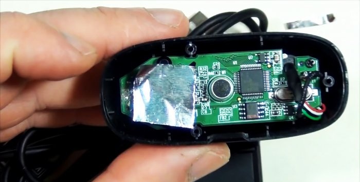 Making a radiation detector from a webcam