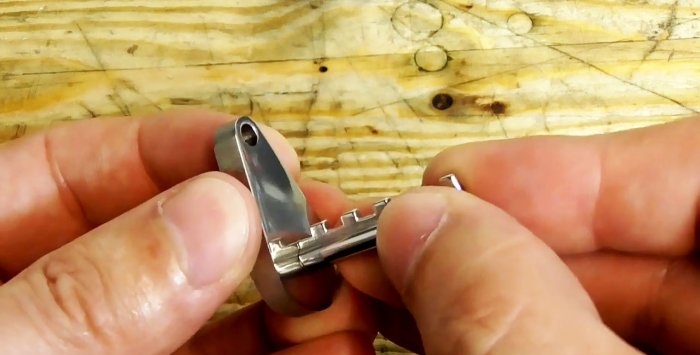 How to turn a bolt into a combination lock