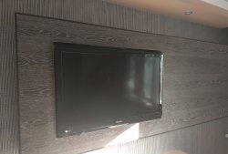 DIY plasterboard box for TV