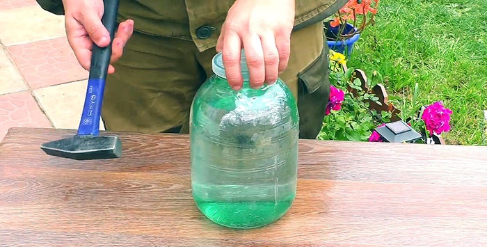 How to make a glass jar shockproof