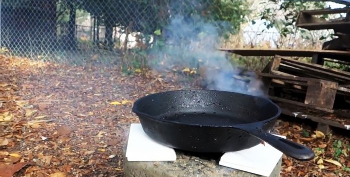 DIY concrete rocket stove