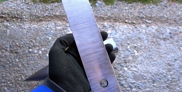 How to make an anvil from an old piece of rail