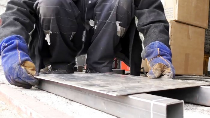 How to bend a steel sheet evenly without a bender