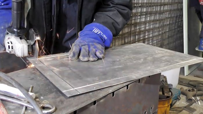 How to bend a steel sheet evenly without a bender