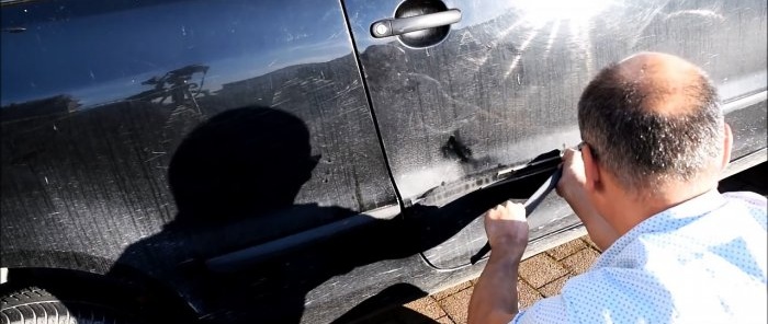 How to easily fix a dent on a car using boiling water and a plunger