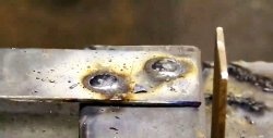 Connecting metal with electric rivets