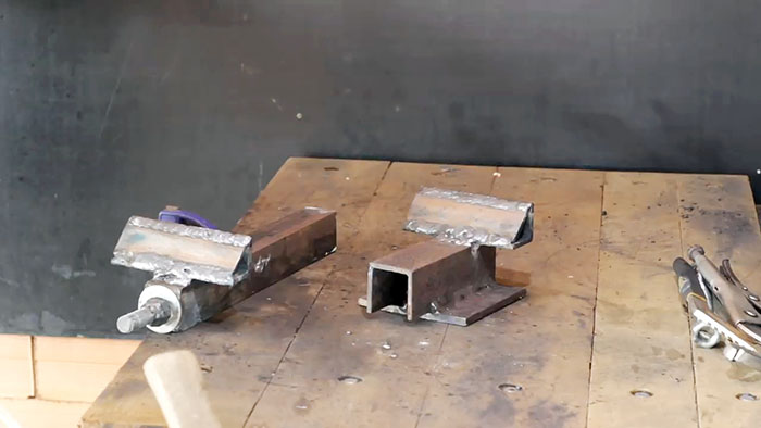 How to make a reliable vice from leftover metal