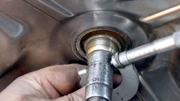 How to restore a weakened shaft for a bearing