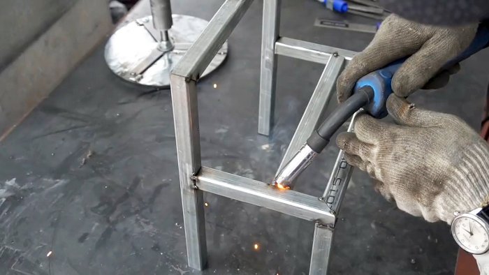 Homemade quick slicer for chopping vegetables into rings