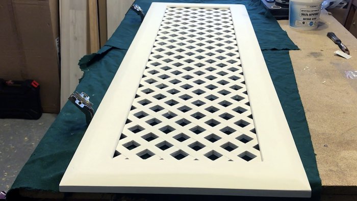 How to make a wooden decorative lattice on a circular saw