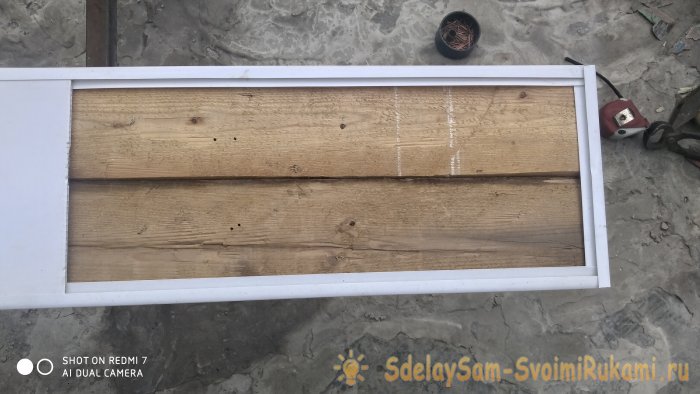 How to make a wooden-plastic bench at almost no cost