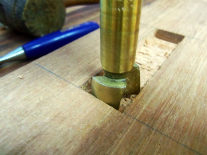 How to make a deep tenon groove with a minimal set of tools