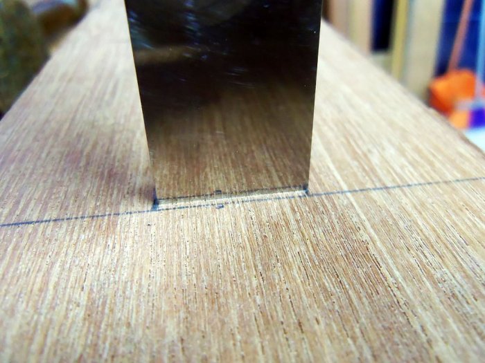 How to make a deep tenon groove with a minimal set of tools