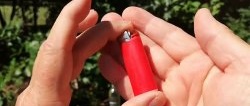 How to start a fire with an empty lighter