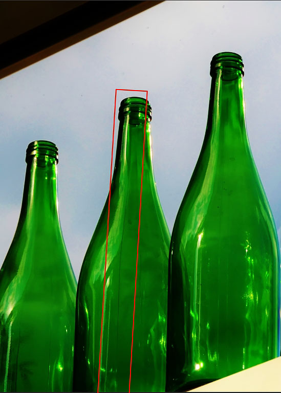 How to cut a bottle lengthwise