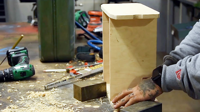 Cool tool box made from an old canister