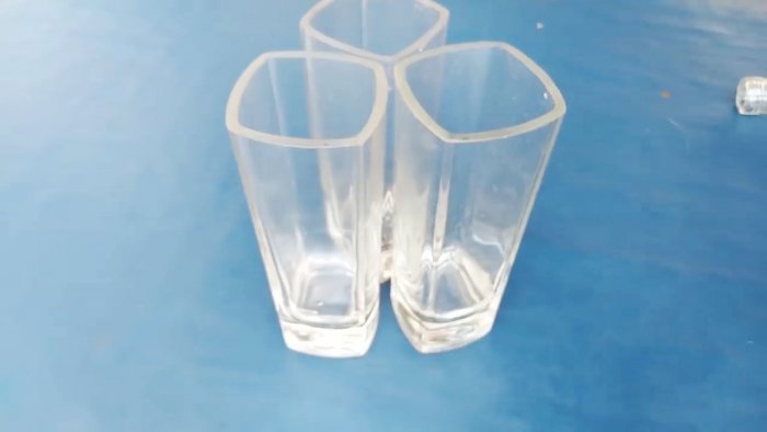 How to make glasses from glass bottles